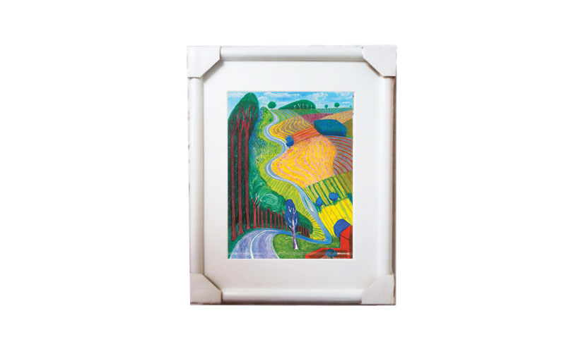 David Hockney-Going Up Garrowby - تصویر 3